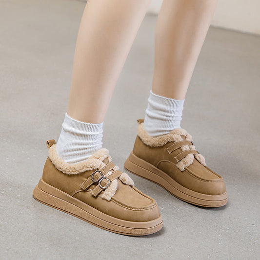 Women's Winter Korean Style Fashionable Warm With Sneakers