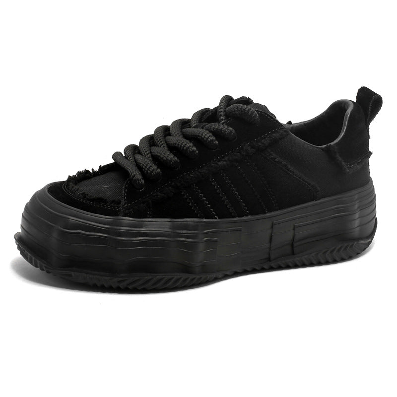 Men's Bottom Beggar Niche Dissoed Dirty Retro Canvas Shoes