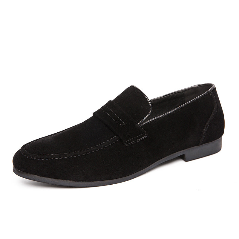 Men's Slip-on British Style Daily Simple Suede Leather Shoes