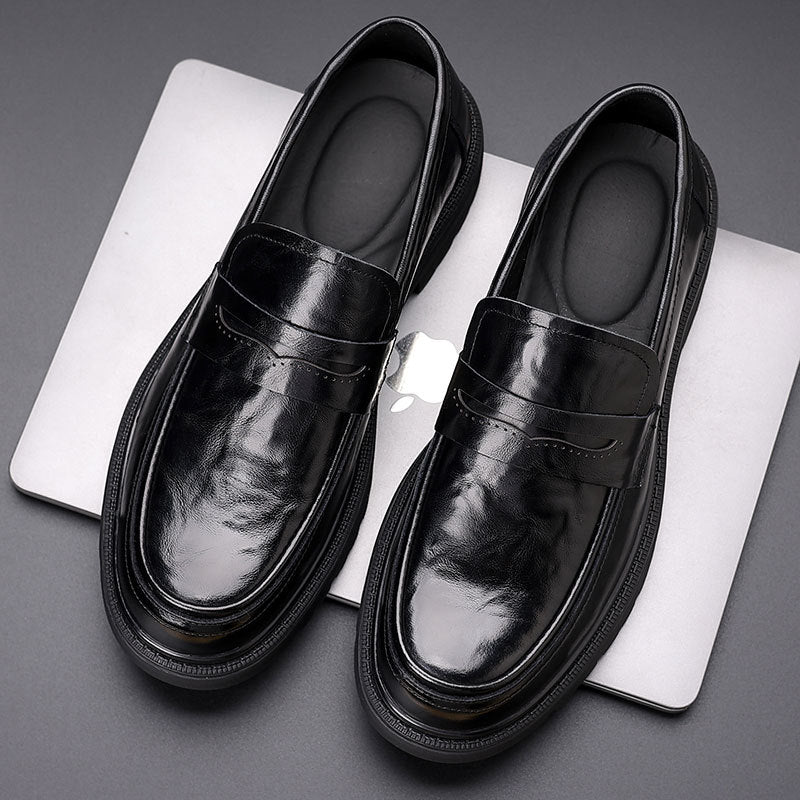 Men's Top Layer Cowhide Autumn Business Genuine Casual Shoes