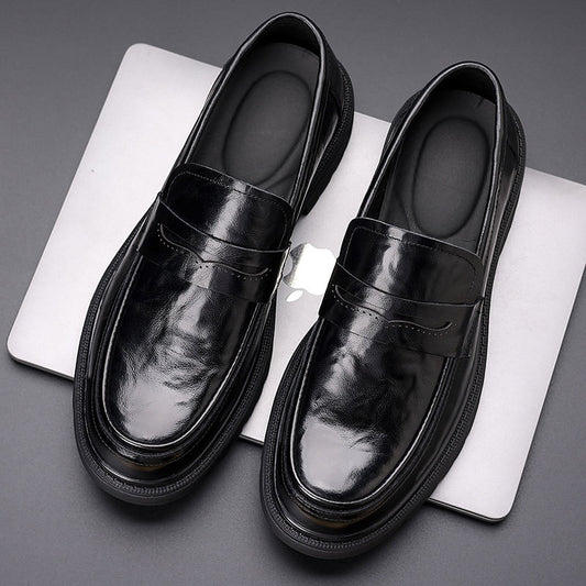 Men's Top Layer Cowhide Autumn Business Genuine Casual Shoes