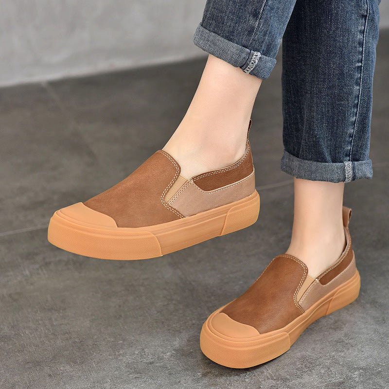 Women's Activity Price Leisure First Layer Cowhide Soft Casual Shoes