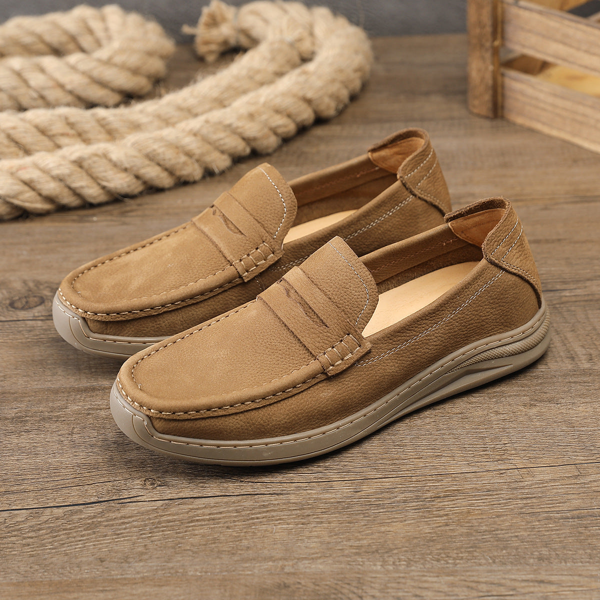 Men's Cool Summer Slip-on Driving Litchi Casual Shoes
