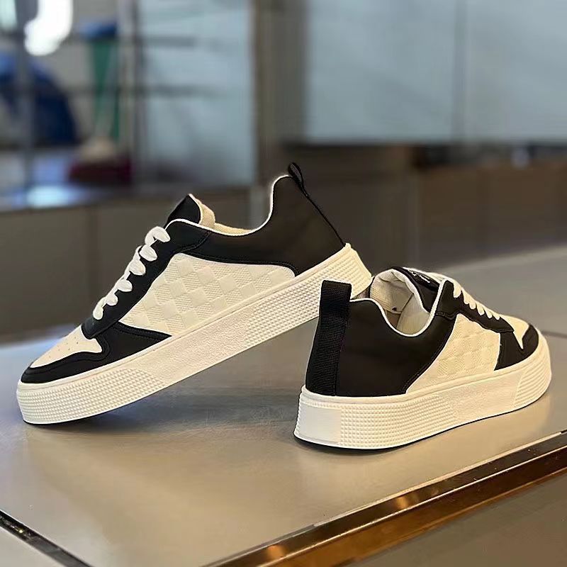 Durable Men's Spring White Trendy Sports Men's Shoes