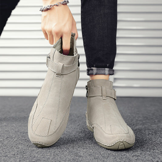 Men's Autumn Warm Outdoor Slip-on Soft Bottom Casual Shoes