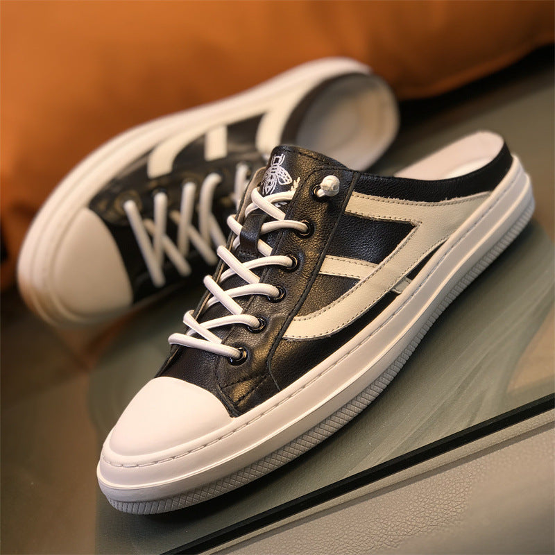 Men's Bee Genuine White For Board Fashion Sandals