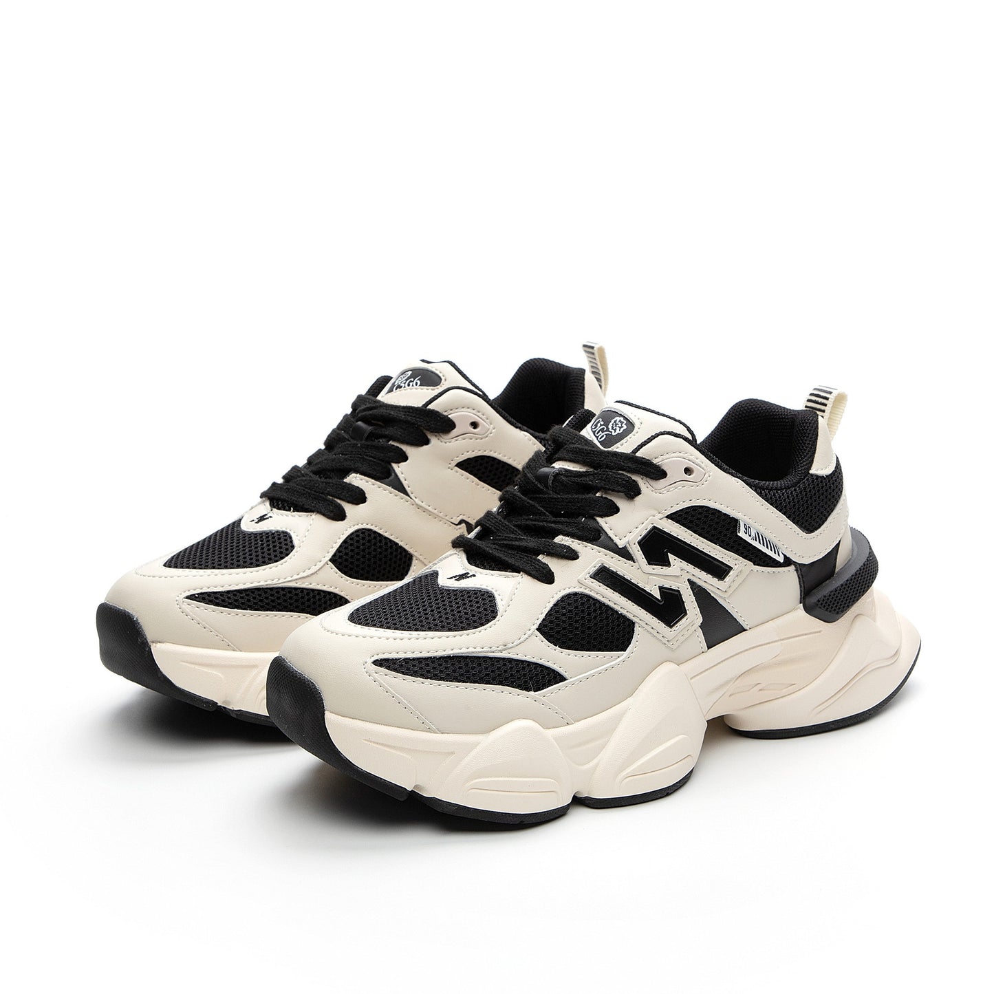 Women's Dad Korean Platform Panda Sports Pumps Sneakers