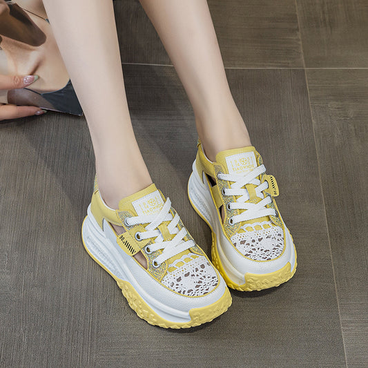Women's Summer Super Hot Dad Breathable Platform Sneakers