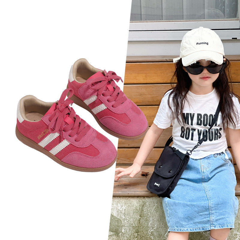 Women's & Men's Four Genuine Training Middle Big Kid's Sneakers