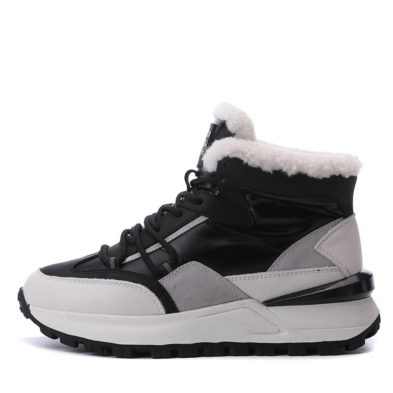 Women's & Men's Fashion Plus Veet Fleece-lined Warm Sports Snow Boots