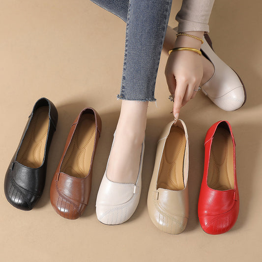 Women's Tendon Bottom Mom Flat Soft Plus Size Loafers