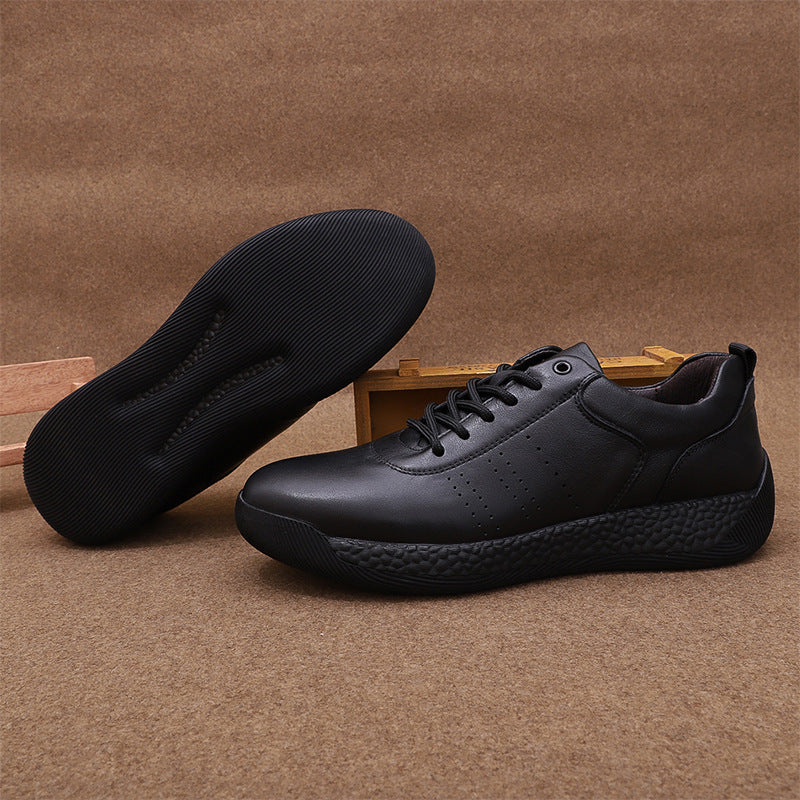 Men's Cow Suede Outdoor Trend Rubber Foam Leather Shoes