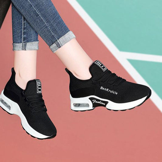 Women's Sports Fashion Versatile Platform Air Cushion Sneakers