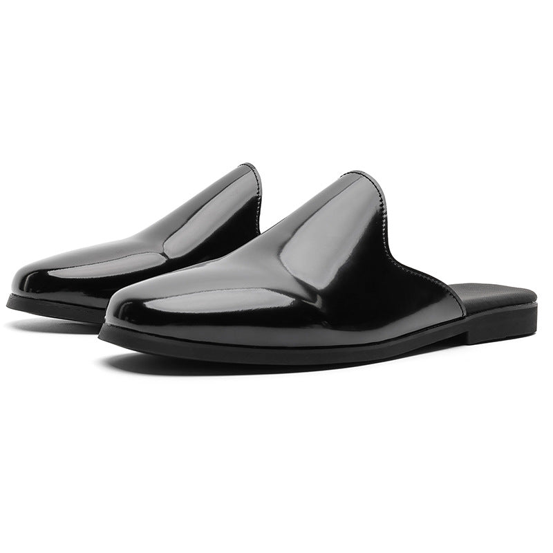 Lazy Commute Leisure Toe Cap Slip-on Lofter Sandals