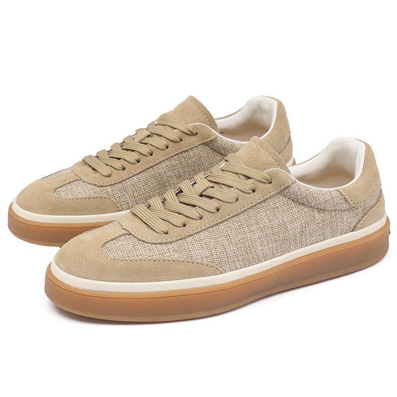 Men's Sports Skate Color Matching German Training Flat Pumps Men's Shoes