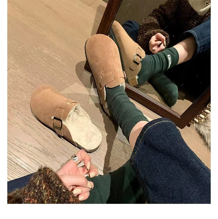 Women's Style Vintage Soft Bottom Toe Cap Slippers