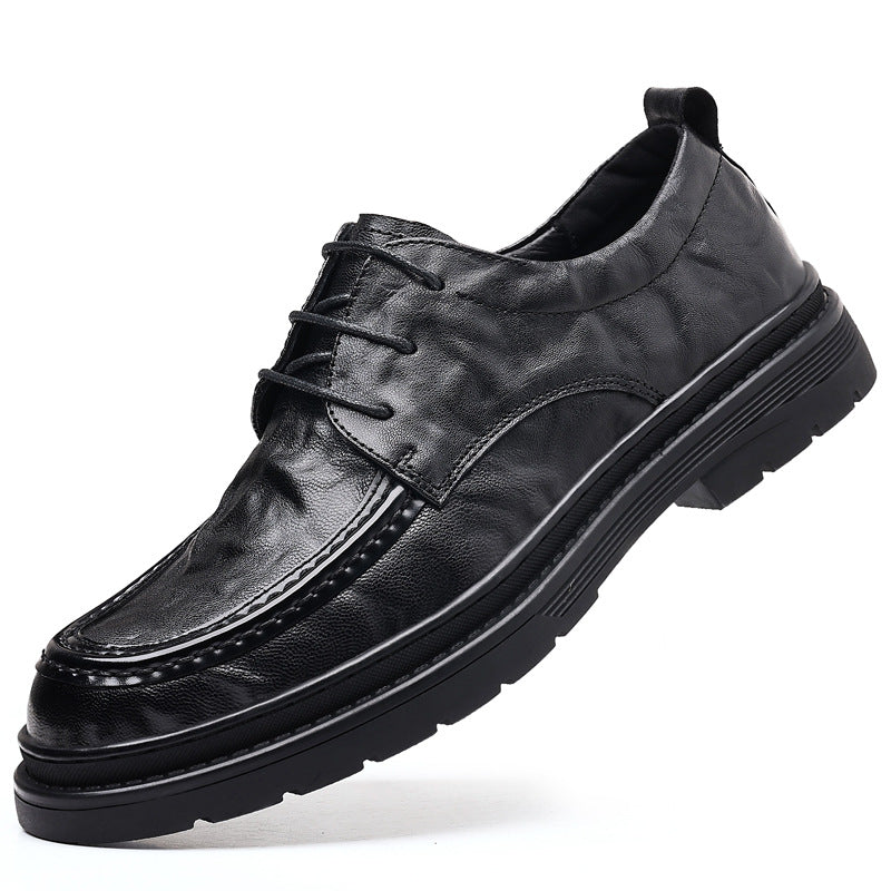 Men's Genuine Business Formal Wear Big Toe Leather Shoes