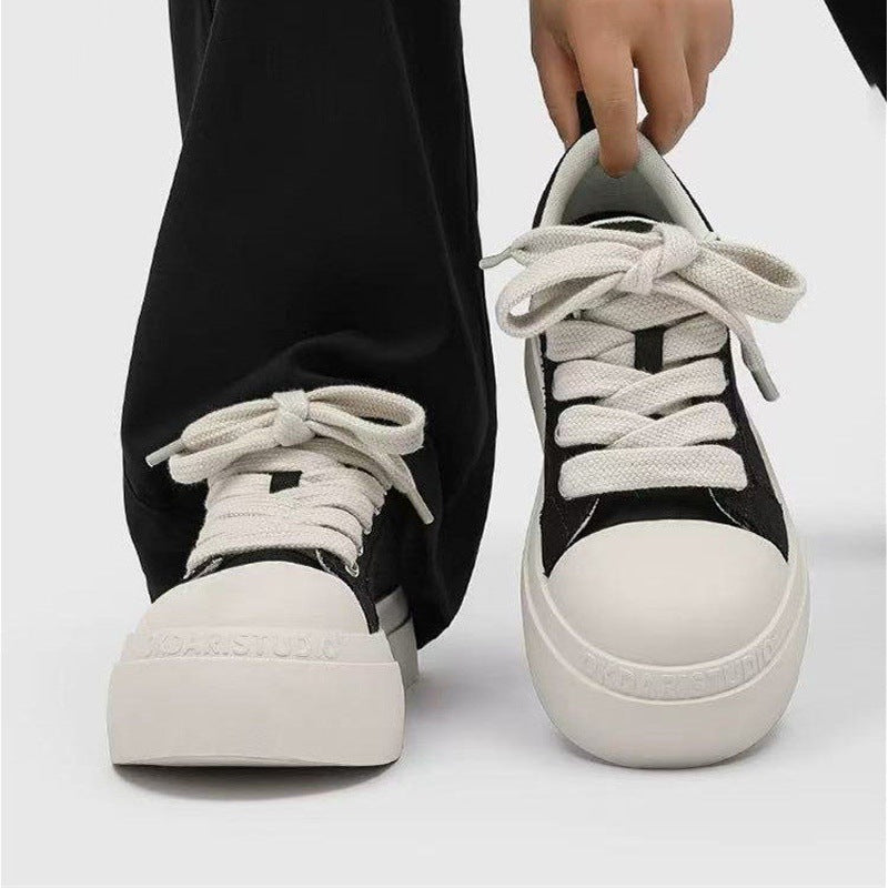 Men's Niche Skate Thick Sole Increased Fashionable Men's Casual Shoes