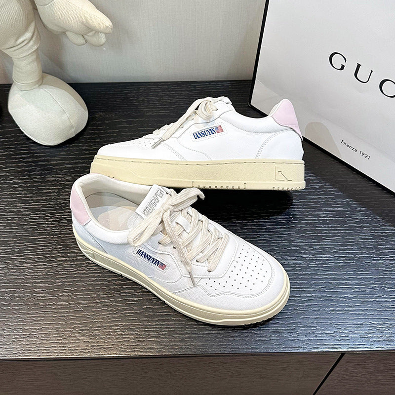 Women's Spring Korean Style Show Feet Little Retro Inner Casual Shoes
