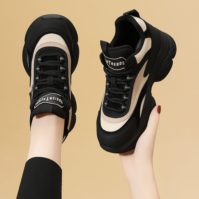 Women's Dad Thick Bottom Height Increasing Insole Women's Casual Shoes