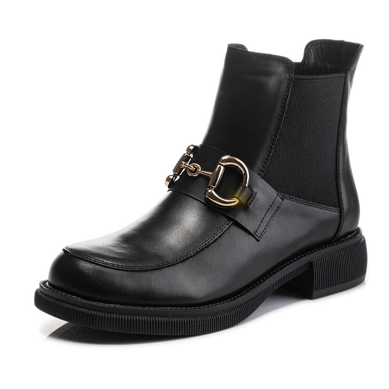 Women's Martin Autumn Plus Size Slip-on Ankle Boots