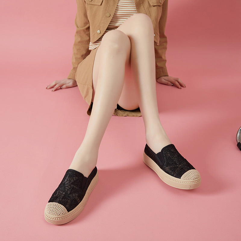Women's Breathable Fisherman Summer Flat Bottom Slip Casual Shoes