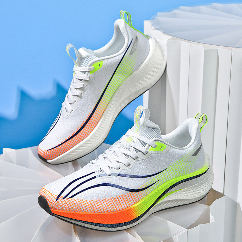 Rabbit Pink Popcorn Mesh Couple Breathable Sneakers
