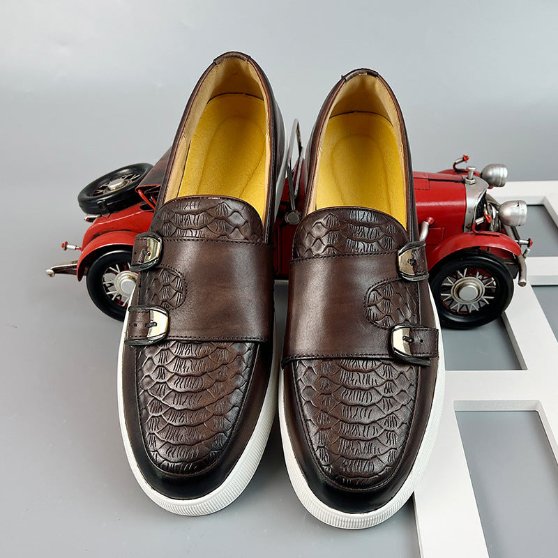 Men's Slip-on Korean Style British Fashion First Casual Shoes