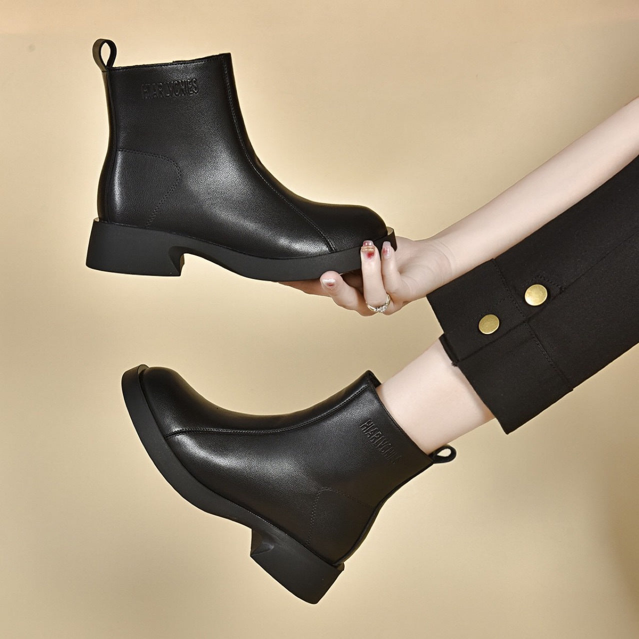 Women's Platform Ankle Thick Soft Bottom Joker Boots