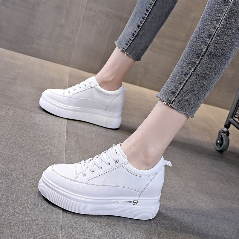 Women's Autumn Pumps Platform Muffin Height Increasing Insole Women's Shoes