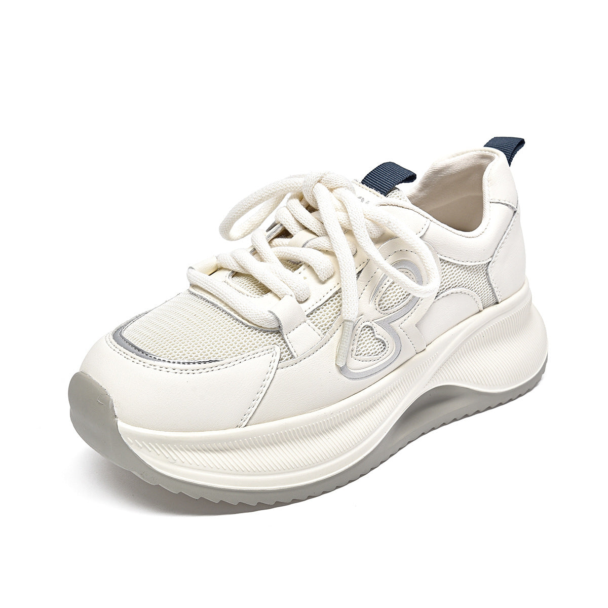 Women's Dad Korean Mesh Travel Platform Sports Sneakers