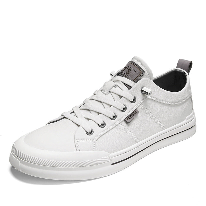 Men's Four White Youth Korean Style Fashionable Sneakers
