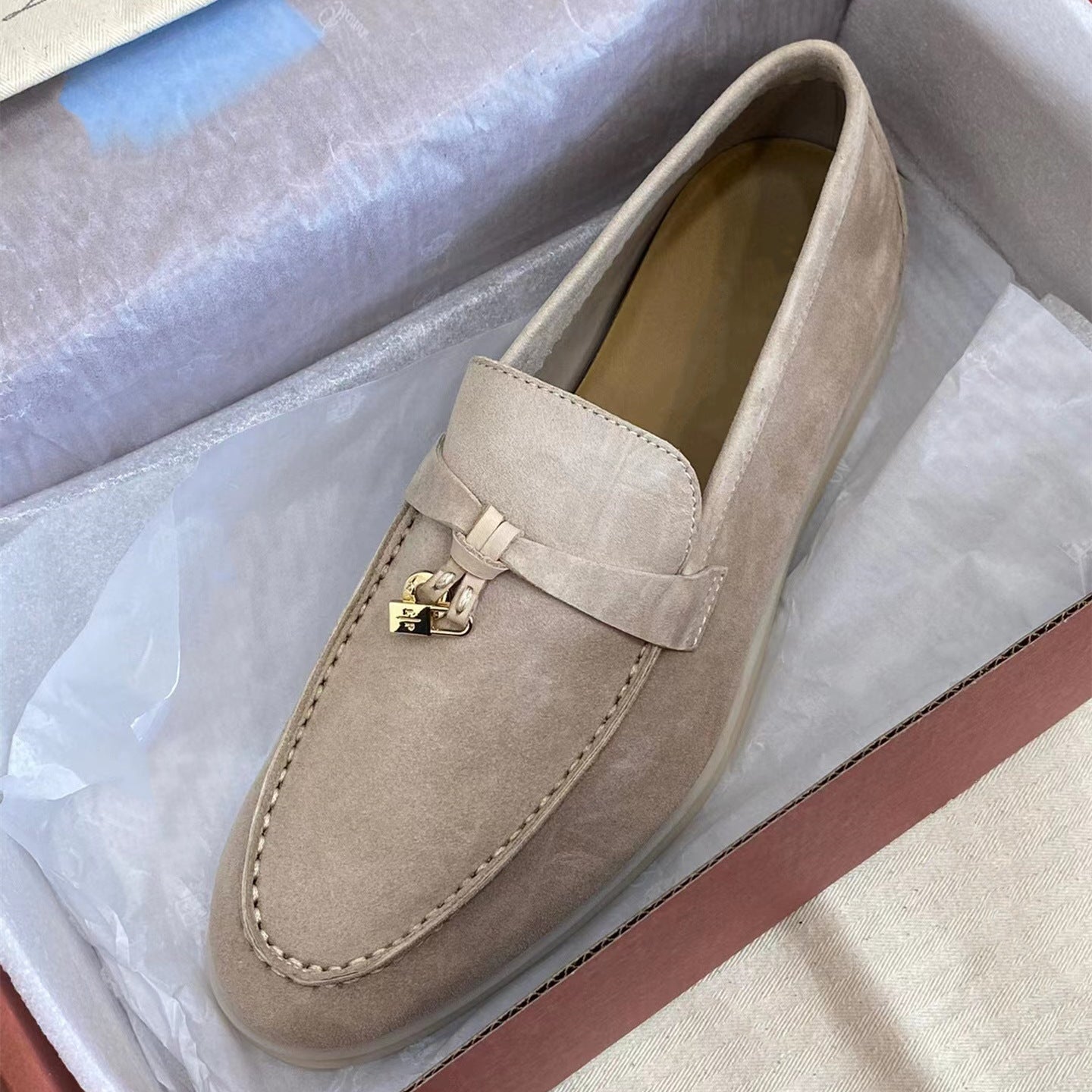 Women's Original Order Cowhide Soft Bottom British Loafers