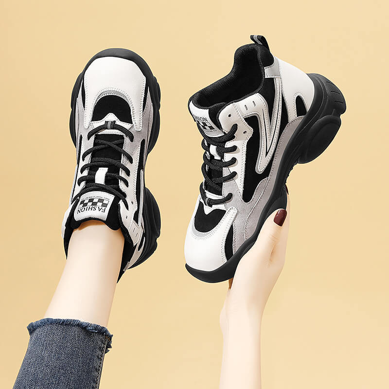 Versatile Female Platform Dad Travel Trend Sneakers