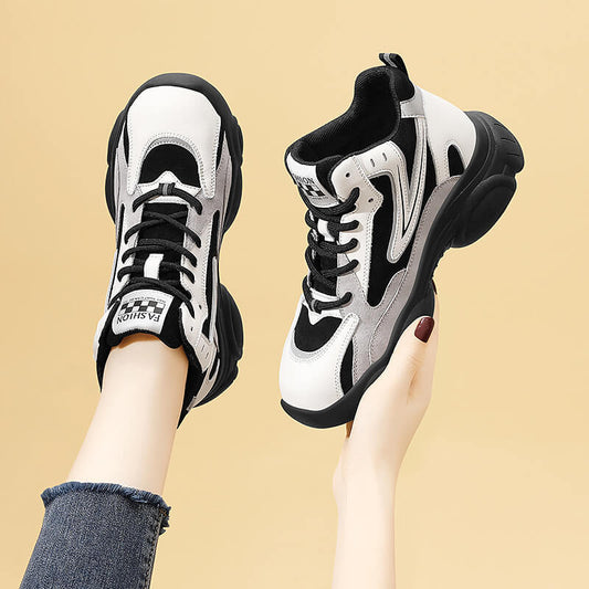 Versatile Female Platform Dad Travel Trend Sneakers