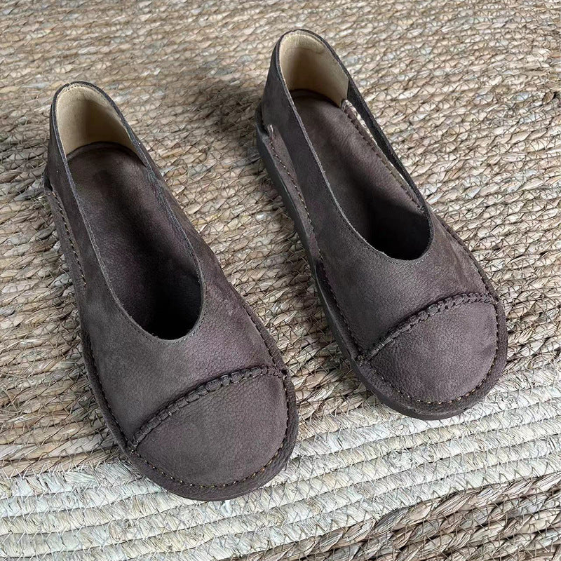 Women's First Layer Cowhide Handmade For Retro Sandals