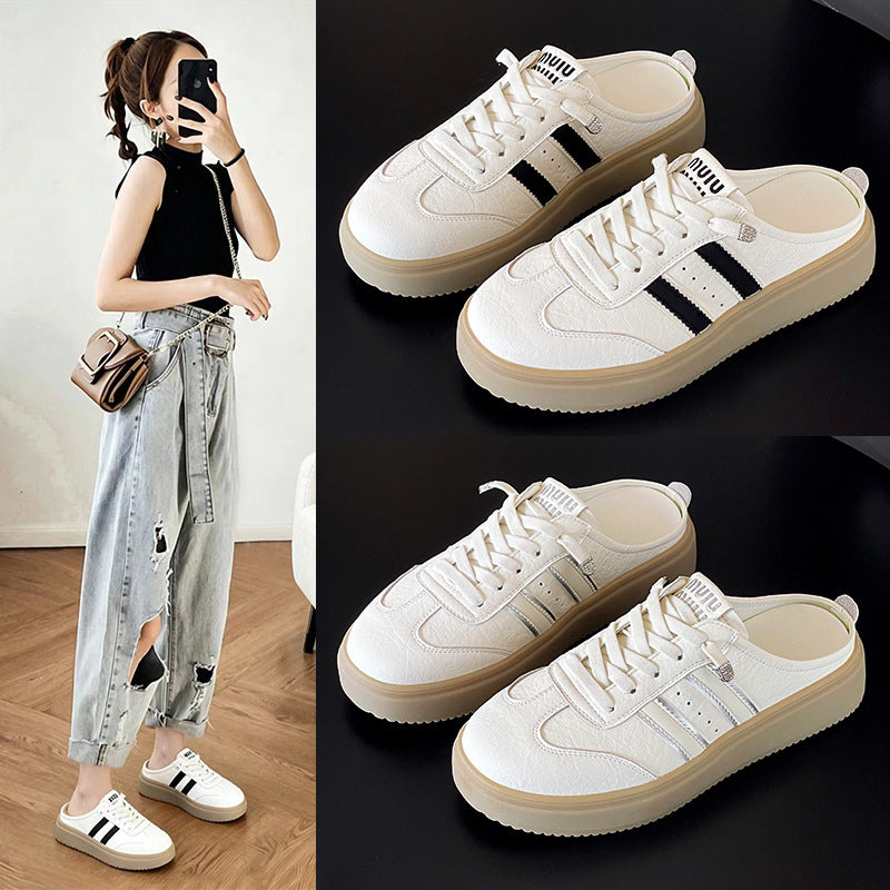 Women's Platform White Spring Genuine Preppy Style Women's Shoes