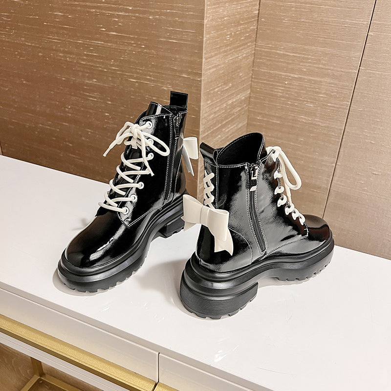 Women's Bow Sock Fashion Tie Lolita Length Boots