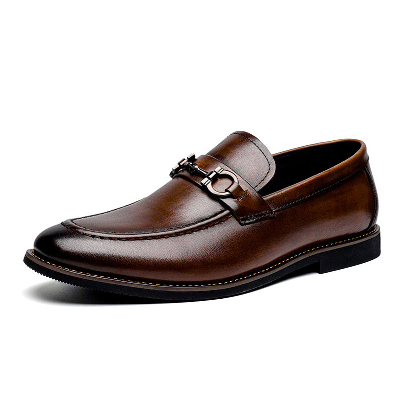 Men's One Pedal Slip On First Layer Men's Shoes