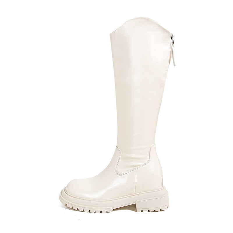 Women's Thick Bottom High Tube Show Thin Boots