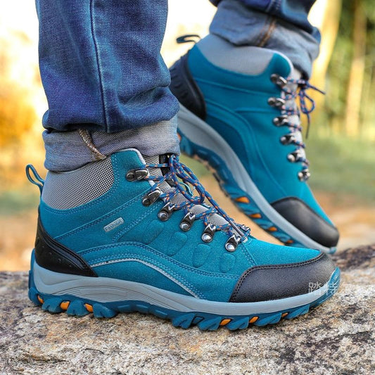 Women's & Men's Fleece-lined Couple Plus Size Hiking Outdoor Snow Boots