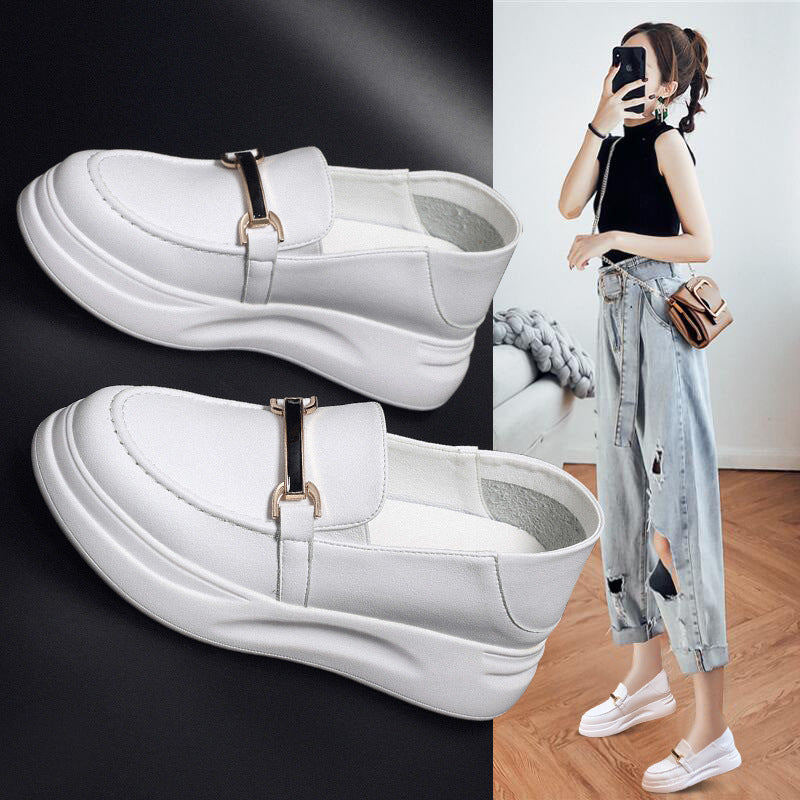 Women's Invisible Height Increasing Insole Lazy Two-way Men's Shoes