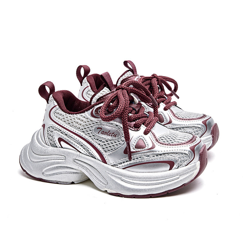 Children's Autumn Building Two Cotton Boy Dad Kid's Sneakers