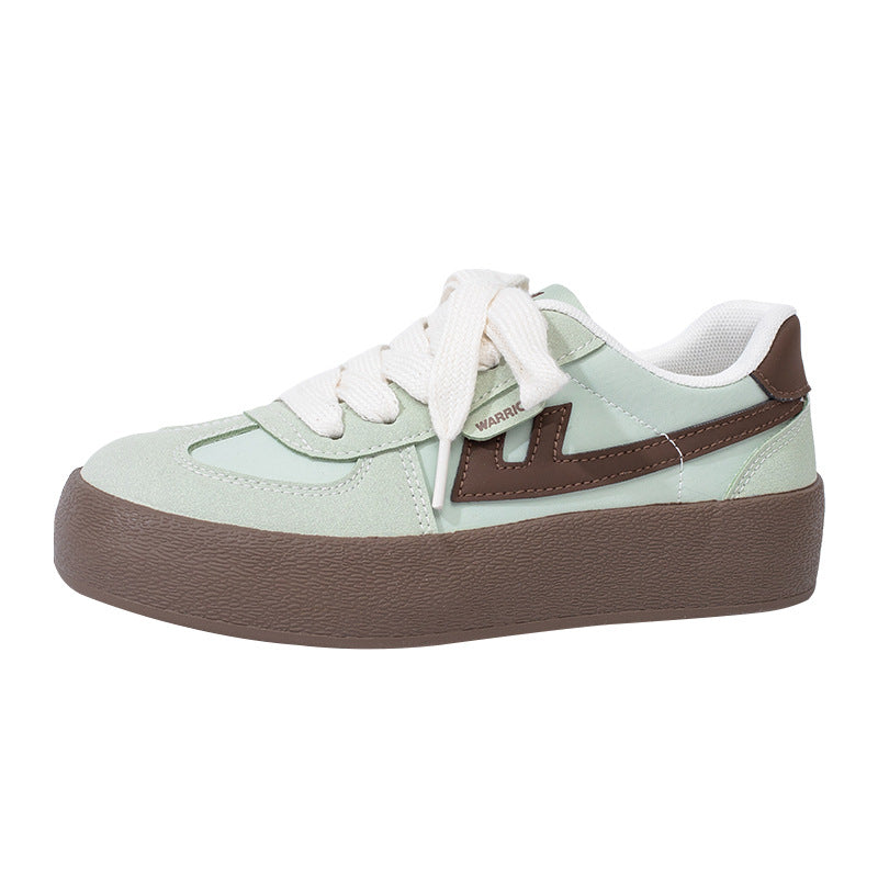 Women's & Men's Warrior Lightweight Retro Moral Training Round Platform Women's Casual Shoes