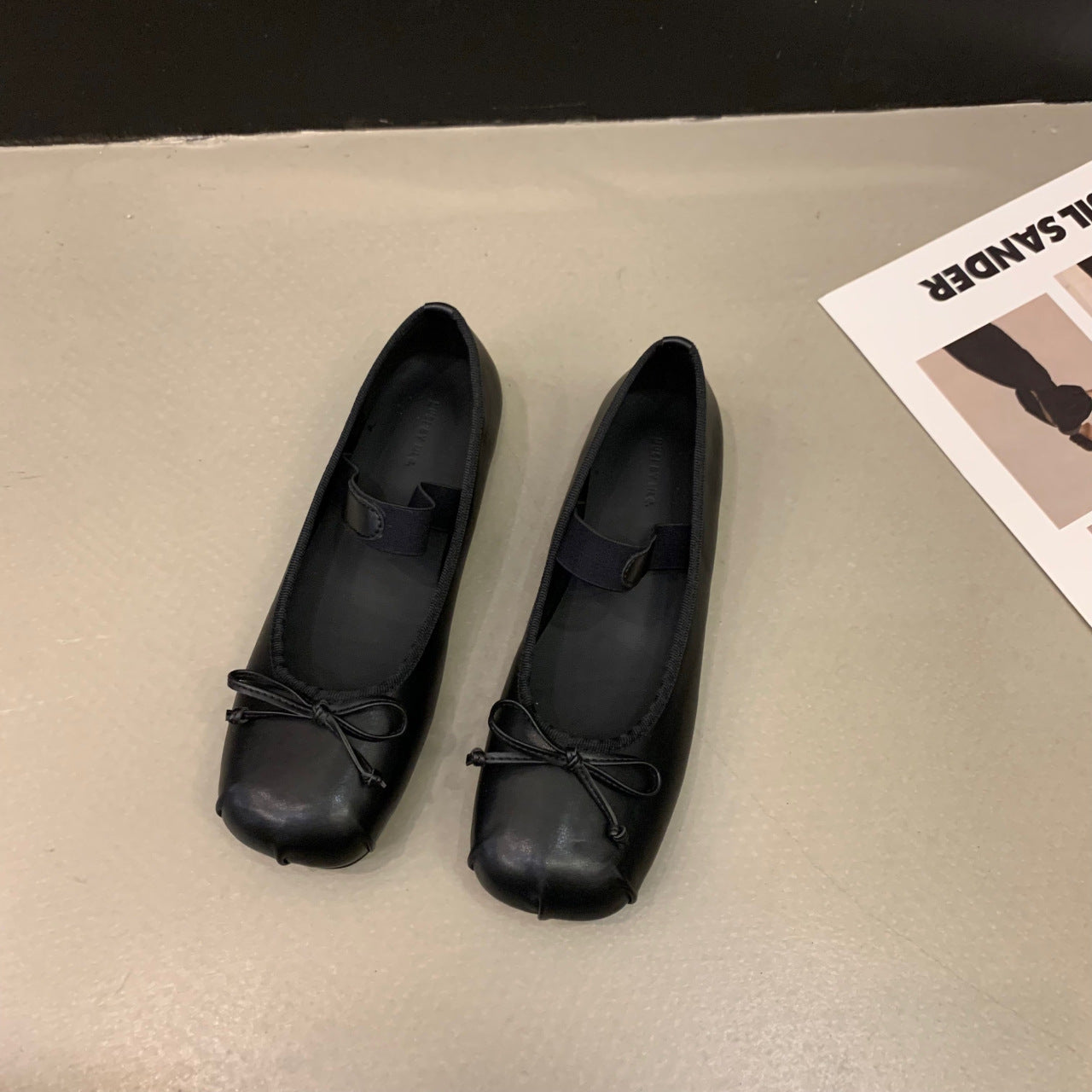 Women's Spring Classic Style Retro Ballet Fairy Leather Shoes