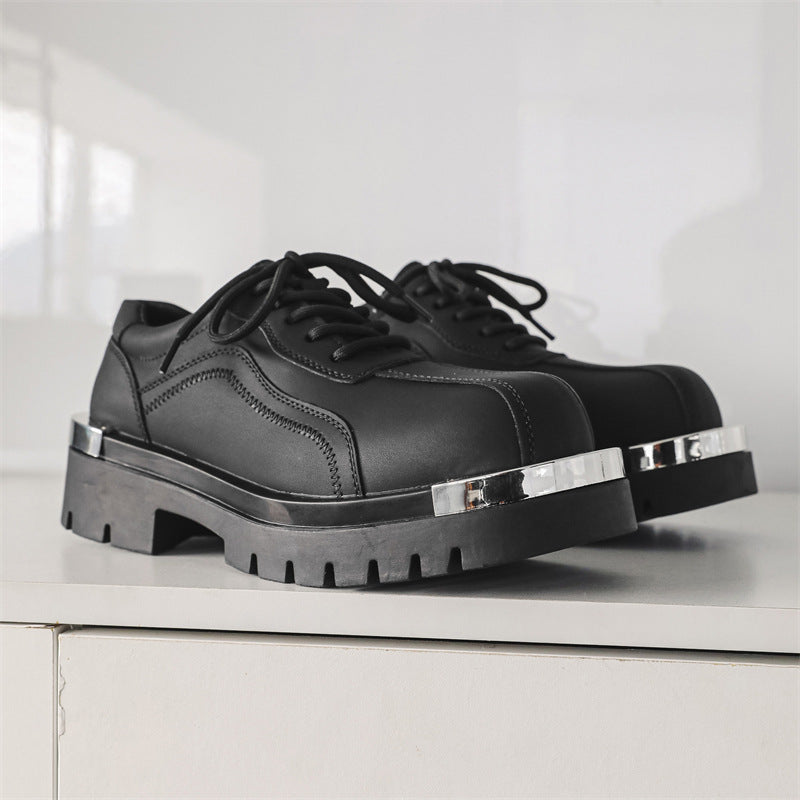 Men's Toe Spring Thick Bottom Derby Martin Men's Shoes