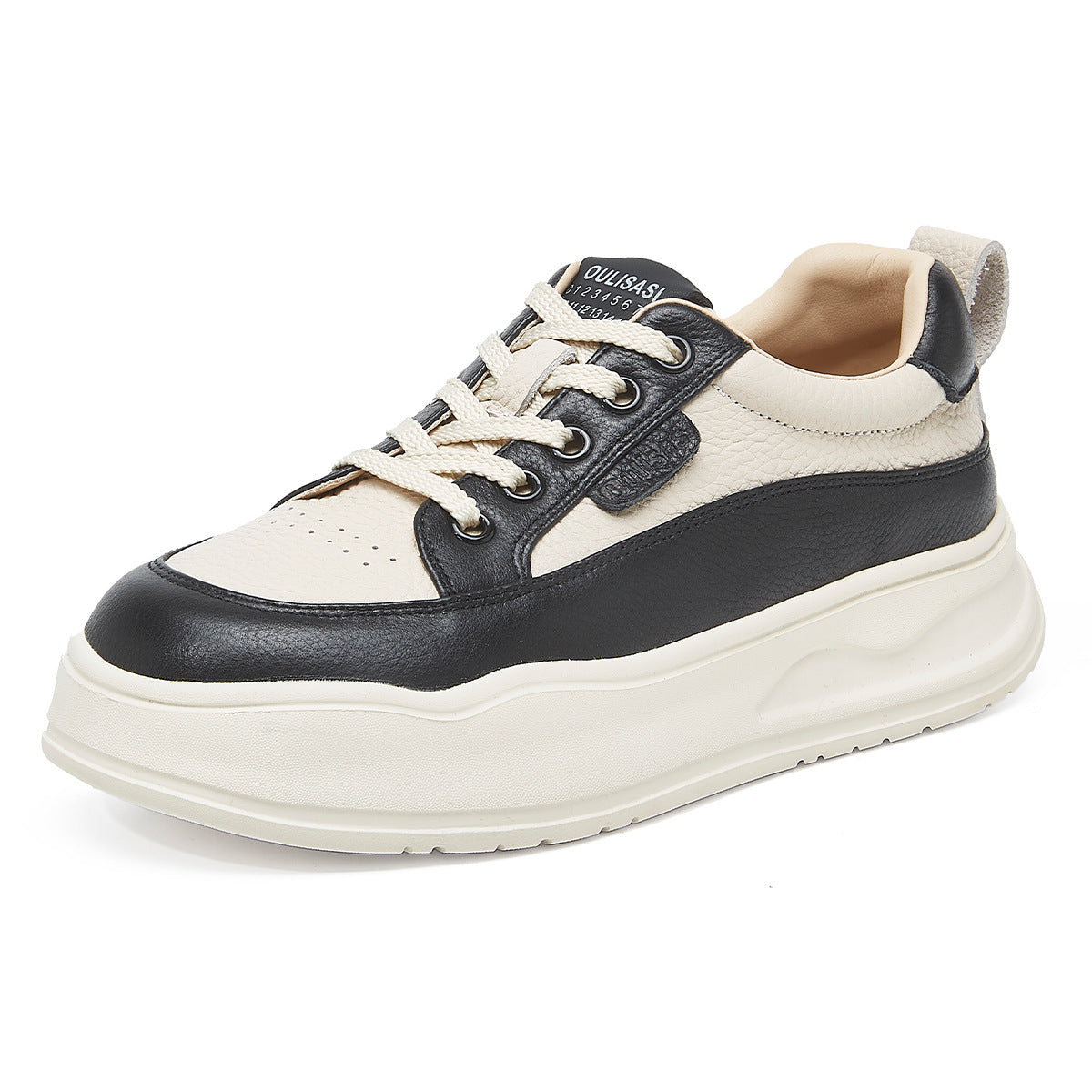 Women's Skateboard Soft Bottom Sports Thick Top Layer Casual Shoes