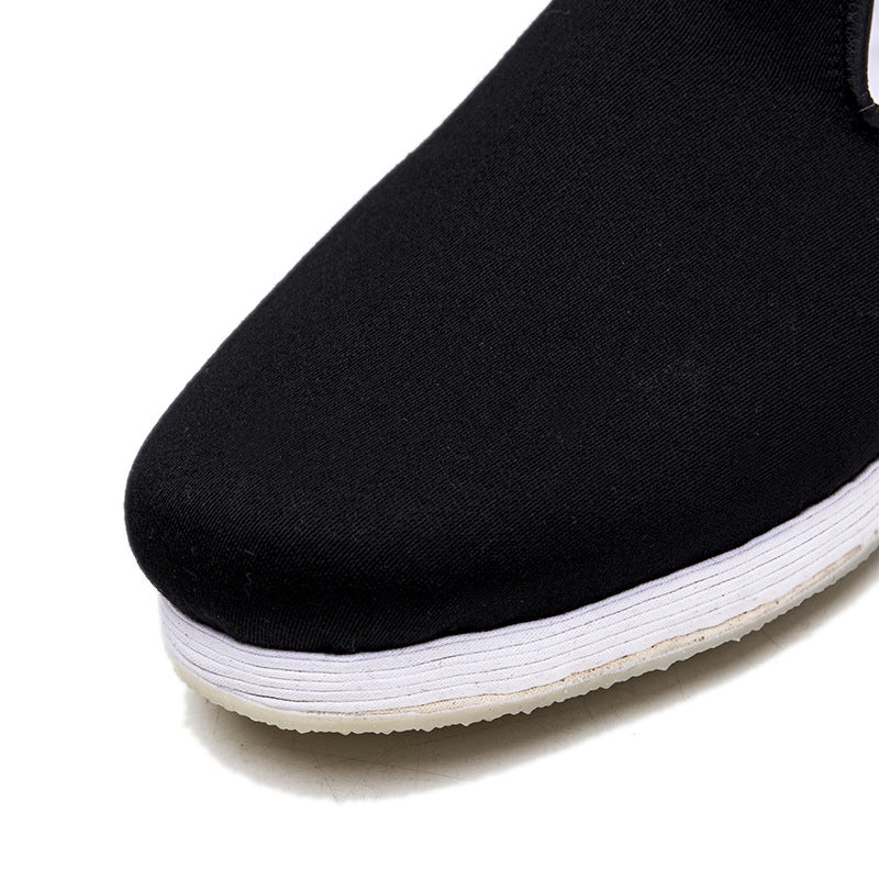 Men's Handmade Venetian Cloth Lazy Flat Dad Canvas Shoes