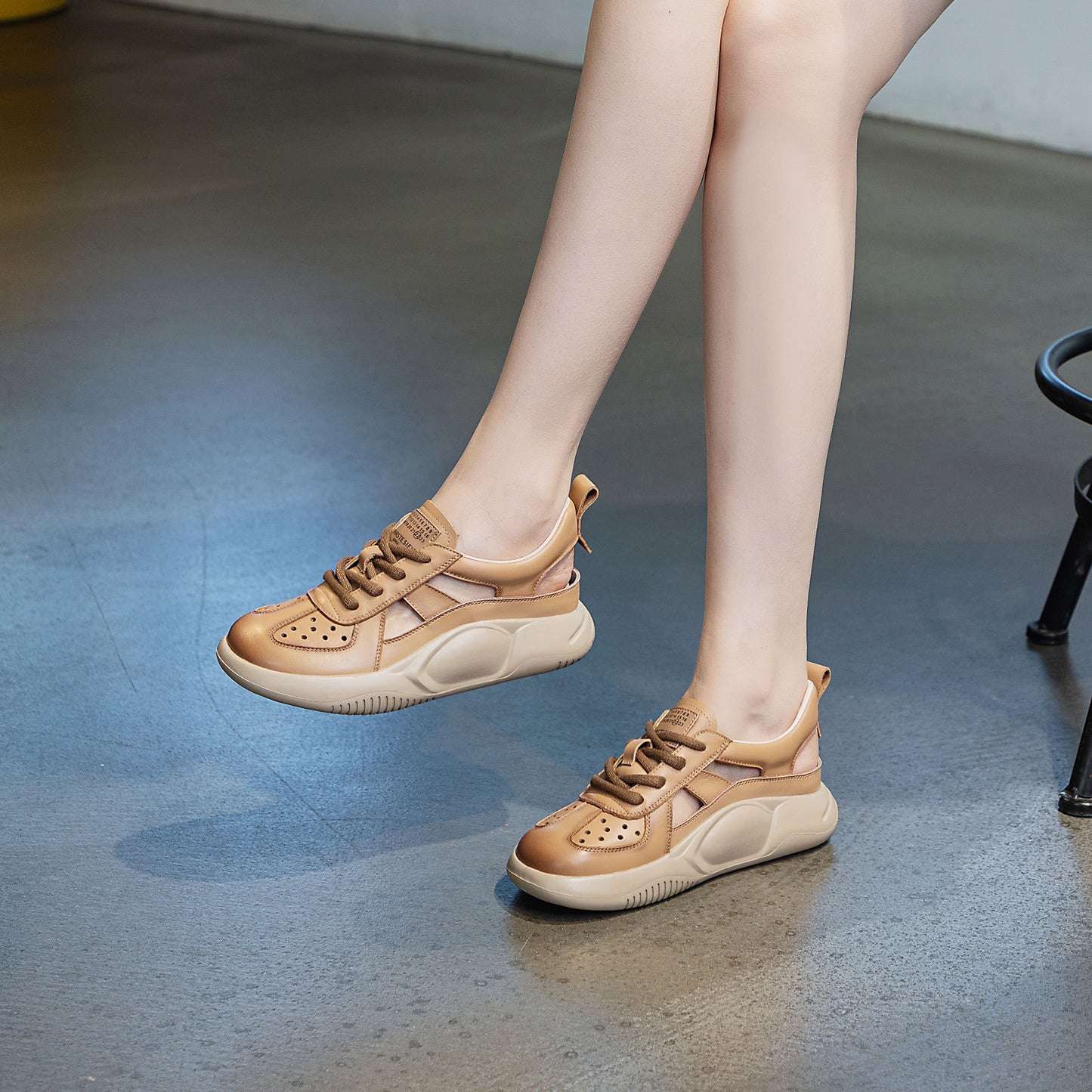 Women's Roman Summer First Layer Cowhide Sports Sandals