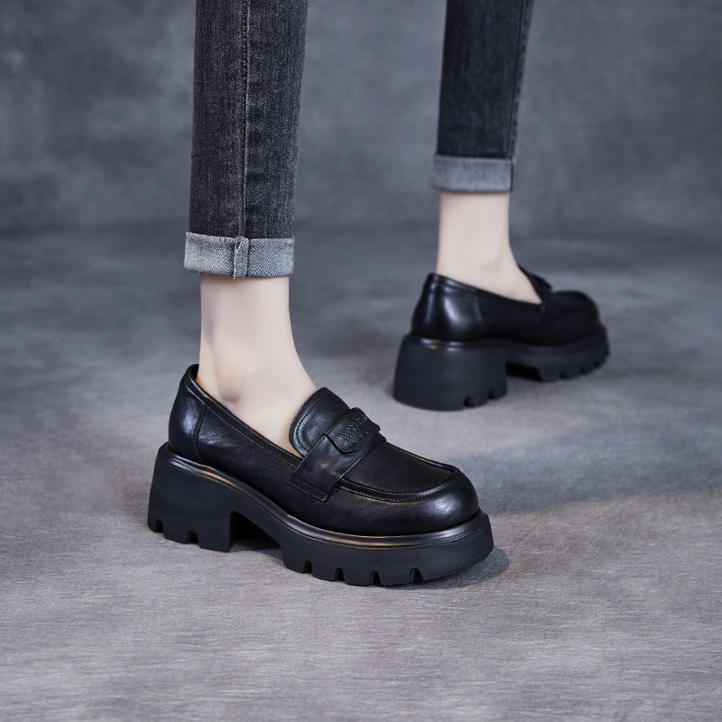 Women's Authentic Spring Thick Bottom Mild Luxury Loafers